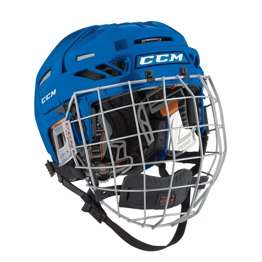 CCM Hockeyhjälm Fitlite 3DS Combo Blue 5 CCM Hockeyhjälm Fitlite 3DS Combo Blue - Bild 3