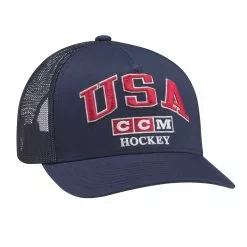 CCM Keps Meshback Trucker Team USA 6 CCM Keps Meshback Trucker Team USA -Billig CCM Butik ccm keps meshback trucker team usa 1