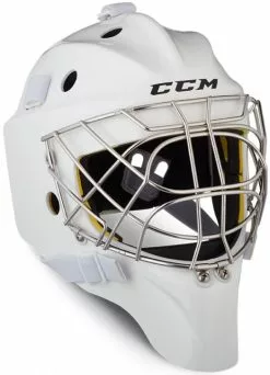 CCM Målvaktsmask Axis A1.5 Certified Cat-Eye Jr. - 53-58 Cm, VIT