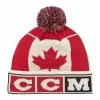 CCM Mössa Flag Pom Knit Team Canada -Billig CCM Butik ccm mossa flag pom knit team canada