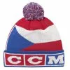 CCM Mössa Flag Pom Knit Team Czech -Billig CCM Butik ccm mossa flag pom knit team czech