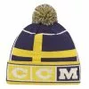 CCM Mössa Flag Pom Knit Team Sweden -Billig CCM Butik ccm mossa flag pom knit team sweden