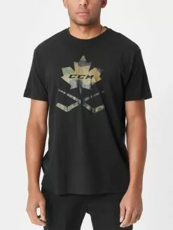 CCM T-Shirt Camo SR Black