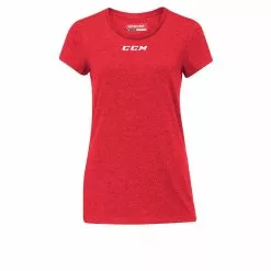 CCM T-Shirt Women'S Crew Neck SR Red