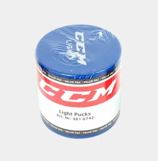 CCM Träningspuck Lightpuck 3-pack Blå 3 CCM Träningspuck Lightpuck 3-pack Blå